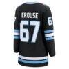 Lawson Crouse Utah Mammoth Fashion7 Women's Home Breakaway Player Jersey - Black - Detail View