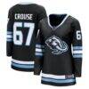 Lawson Crouse Utah Mammoth Fashion7 Women's Home Breakaway Player Jersey - Black - Front View