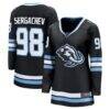 Mikhail Sergachev Utah Mammoth Fashion7 Women's Home Breakaway Player Jersey - Black - Front View