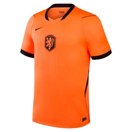 Netherlands National Team Nike 2026 Home Stadium Replica Jersey - Orange - Detail View