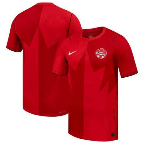 Canada Soccer Nike 2026 Home Match Authentic Jersey - Red - Front View