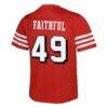 The Faithful San Francisco 49ers Nike Youth Alternate 2 Game Jersey - - Detail View