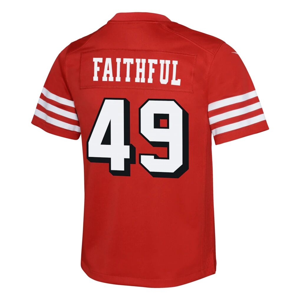 The Faithful San Francisco 49ers Nike Youth Alternate 2 Game Jersey - Scarlet
