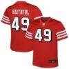 The Faithful San Francisco 49ers Nike Youth Alternate 2 Game Jersey - - Front View