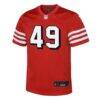 The Faithful San Francisco 49ers Nike Youth Alternate 2 Game Jersey - - Side View
