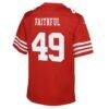 The Faithful San Francisco 49ers Nike Youth Team Game Jersey - - Detail View