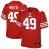 The Faithful San Francisco 49ers Nike Youth Team Game Jersey - - Front View