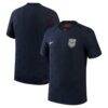 USMNT Nike 2026 Away Match Authentic Jersey - Blue - Front View