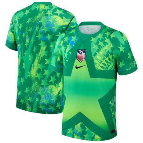 USMNT Nike 2026 Stadium Replica Goalkeeper Jersey - Green - Front View