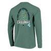 Coastal Carolina Chanticleers Image One Holiday Long Sleeve T-Shirt - - Detail View