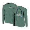 Coastal Carolina Chanticleers Image One Holiday Long Sleeve T-Shirt - - Front View