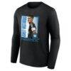 Ashley Westwood Charlotte FC Player Program Long Sleeve T-Shirt - Black - Side View