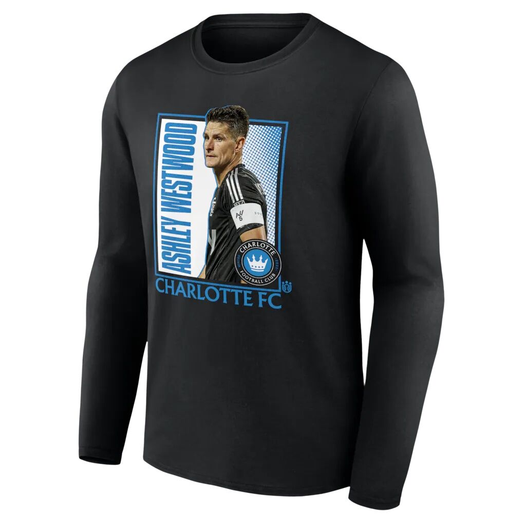 Ashley Westwood Charlotte FC Player Program Long Sleeve T-Shirt