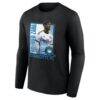 Wilfried Zaha Charlotte FC Player Program Long Sleeve T-Shirt - Black - Side View