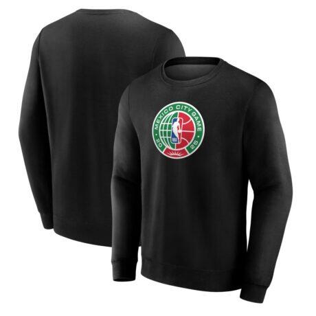 NBA Mexico Sweatshirt - Black - Front View