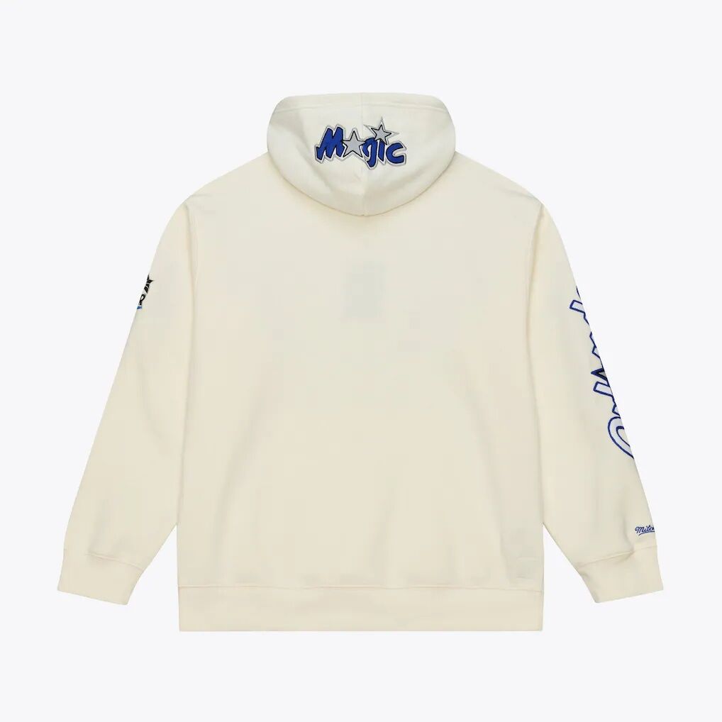 Orlando Magic Mitchell & Ness Hardwood Classics Chainstitch Premium Fleece Hoodie
