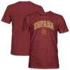 Spain National Team 1863FC Athletic Wordmark Vintage Tri-Blend T-Shirt - - Front View