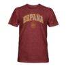 Spain National Team 1863FC Athletic Wordmark Vintage Tri-Blend T-Shirt - - Side View