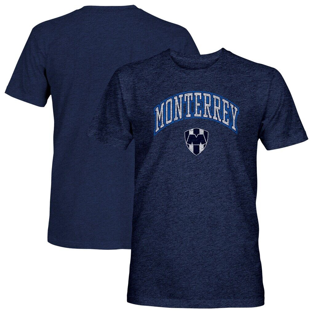 CF Monterrey 1863FC Athletic Wordmark Vintage Tri-Blend T-Shirt