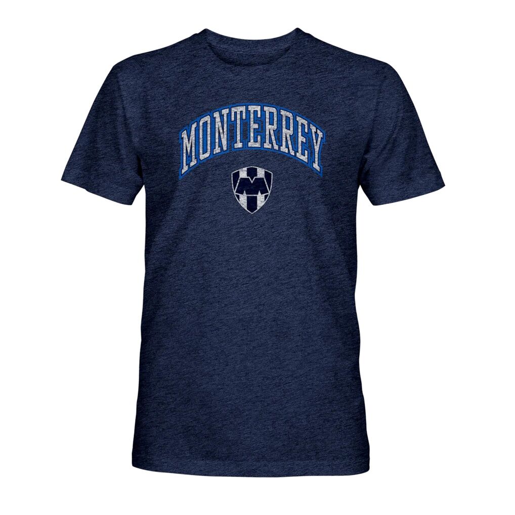 CF Monterrey 1863FC Athletic Wordmark Vintage Tri-Blend T-Shirt