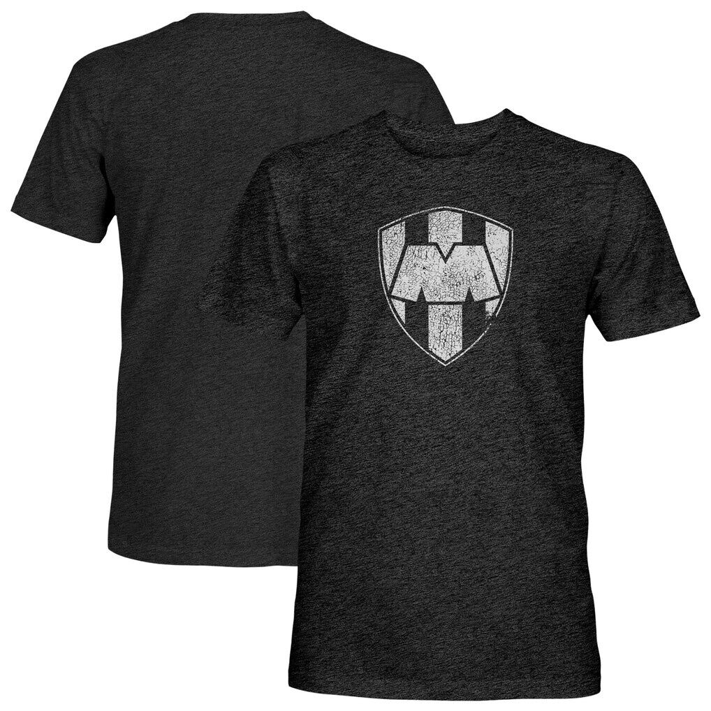 CF Monterrey 1863FC Mono Badge Vintage Tri-Blend T-Shirt