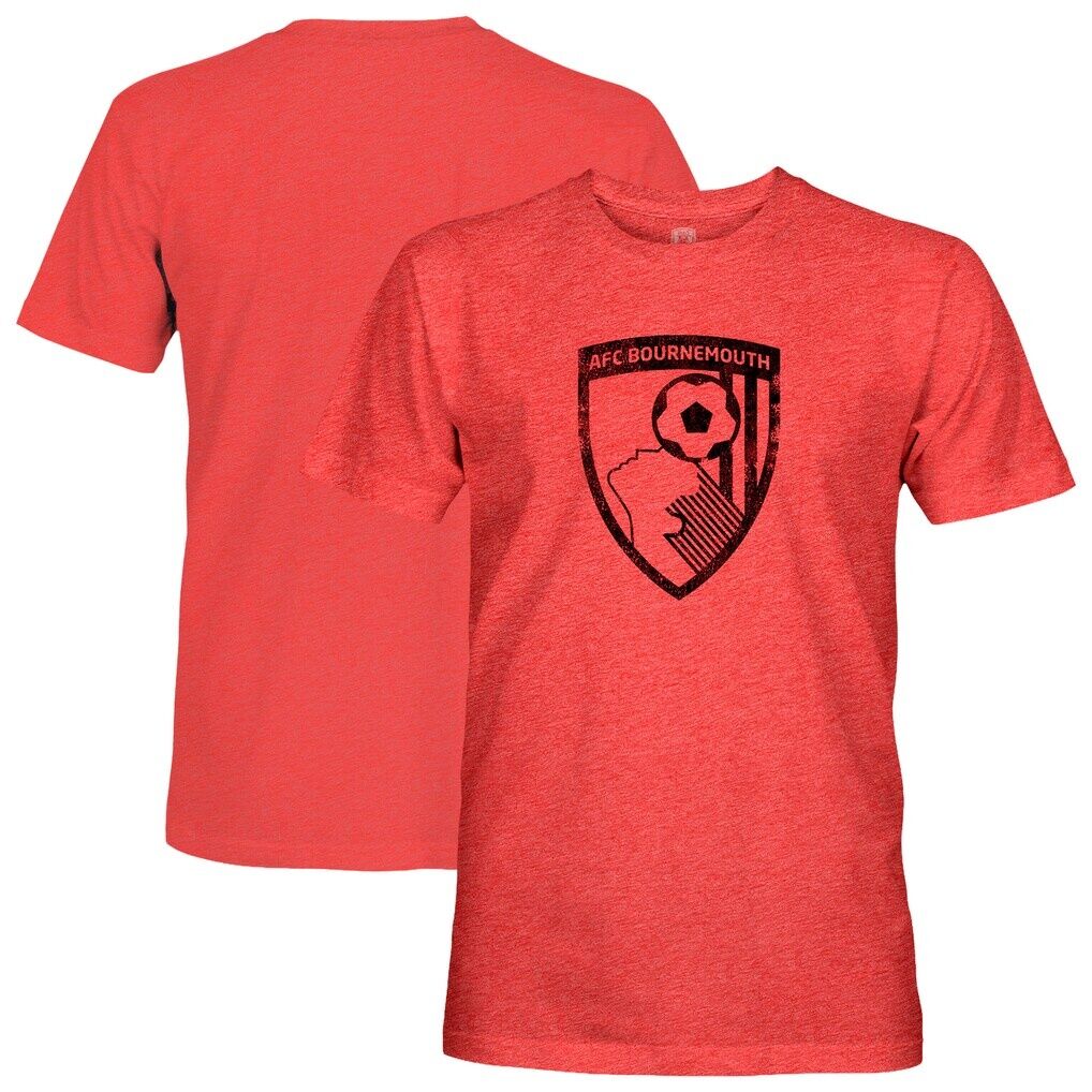 AFC Bournemouth 1863FC Mono Badge Vintage Tri-Blend T-Shirt