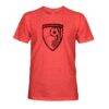 AFC Bournemouth 1863FC Mono Badge Vintage Tri-Blend T-Shirt - Red - Side View