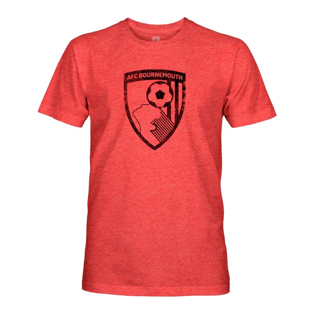 AFC Bournemouth 1863FC Mono Badge Vintage Tri-Blend T-Shirt
