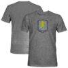 Aston Villa 1863FC Color Badge Vintage Tri-Blend T-Shirt - Gray - Front View