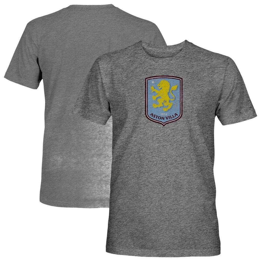 Aston Villa 1863FC Color Badge Vintage Tri-Blend T-Shirt