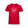 Arsenal 1863FC Youth Mono Badge T-Shirt - Red - Side View