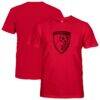 AFC Bournemouth 1863FC Youth Mono Badge T-Shirt - Red - Front View