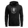Aston Villa 1863FC Mono Badge Fleece Hoodie - Black - Side View