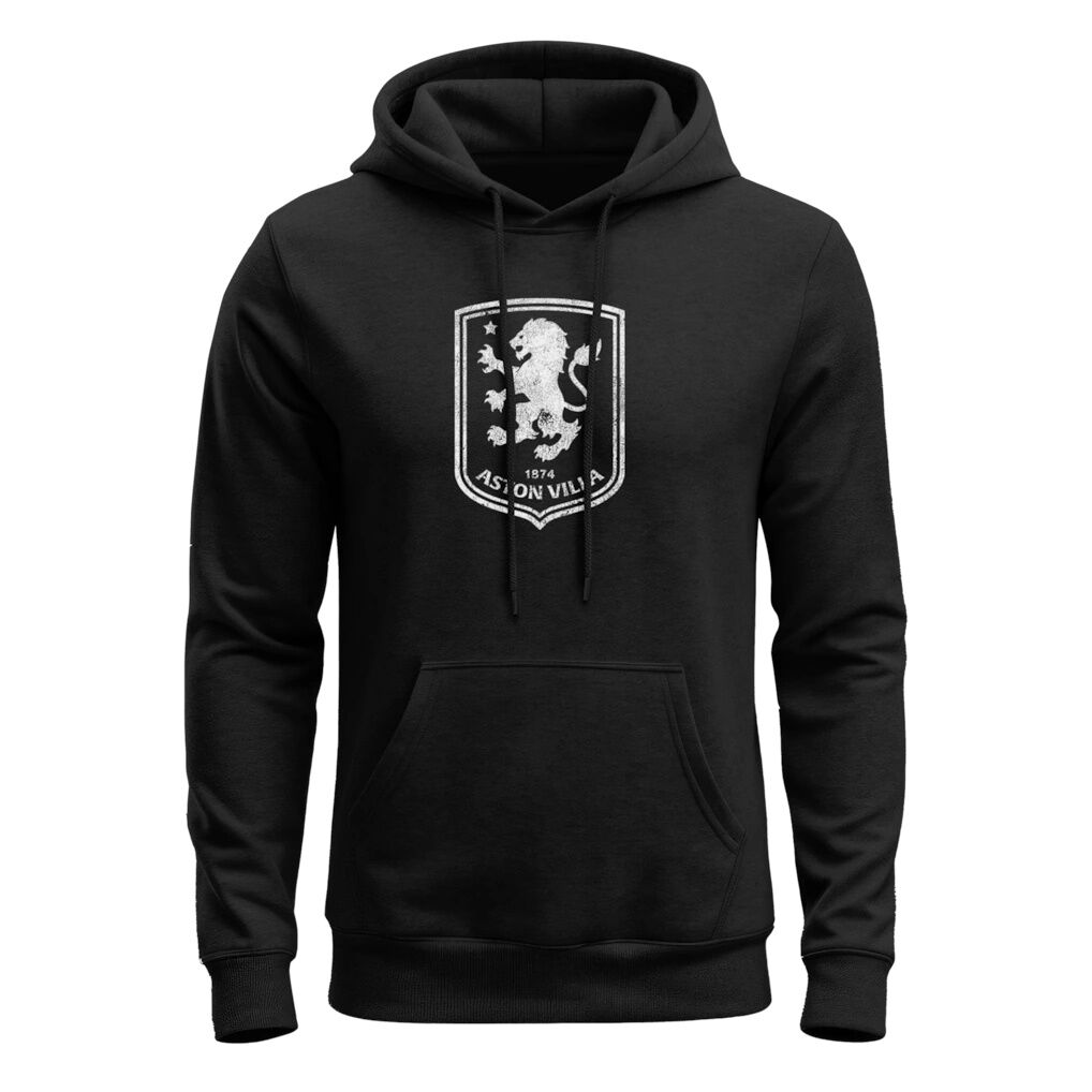 Aston Villa 1863FC Mono Badge Fleece Hoodie
