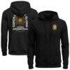 Argentina National Team 1863FC True Glory Fleece Hoodie - Black - Front View