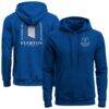 Everton 1863FC True Glory Fleece Hoodie - Blue - Front View