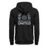 Newcastle United 1863FC True Glory Fleece Hoodie - Black - Detail View