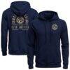 Club America 1863FC True Glory Fleece Hoodie - Navy - Front View