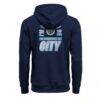 Manchester City 1863FC True Glory Fleece Hoodie - Navy - Detail View