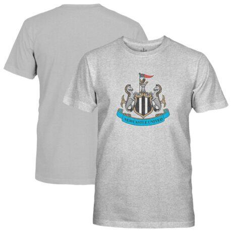 Newcastle United 1863FC Youth Color Badge T-Shirt - Gray - Front View