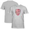 Arsenal 1863FC Youth Color Badge T-Shirt - Gray - Front View