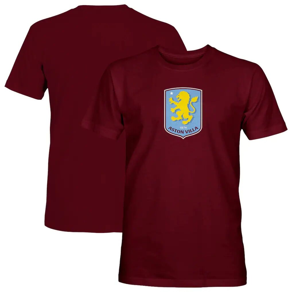 Aston Villa 1863FC Color Badge T-Shirt - Maroon