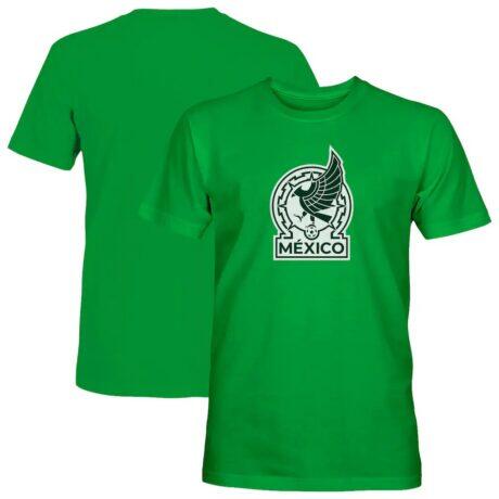 Mexico National Team 1863FC Color Badge T-Shirt - Green - Front View