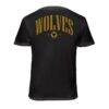 Wolverhampton Wanderers 1863FC Wordmark Cotton T-Shirt - Black - Detail View
