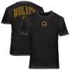 Wolverhampton Wanderers 1863FC Wordmark Cotton T-Shirt - Black - Front View