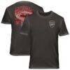 Arsenal 1863FC Wordmark Cotton T-Shirt - Gray - Front View