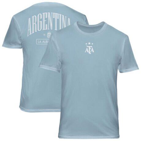 Argentina National Team 1863FC Back Wordmark Soft Wash T-Shirt - - Front View