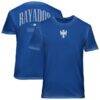 CF Monterrey 1863FC Back Wordmark Soft Wash T-Shirt - Blue - Front View