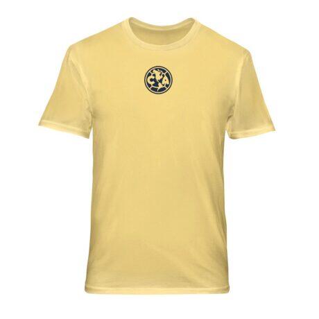 Club America 1863FC Back Wordmark Soft Wash T-Shirt - Yellow - Side View