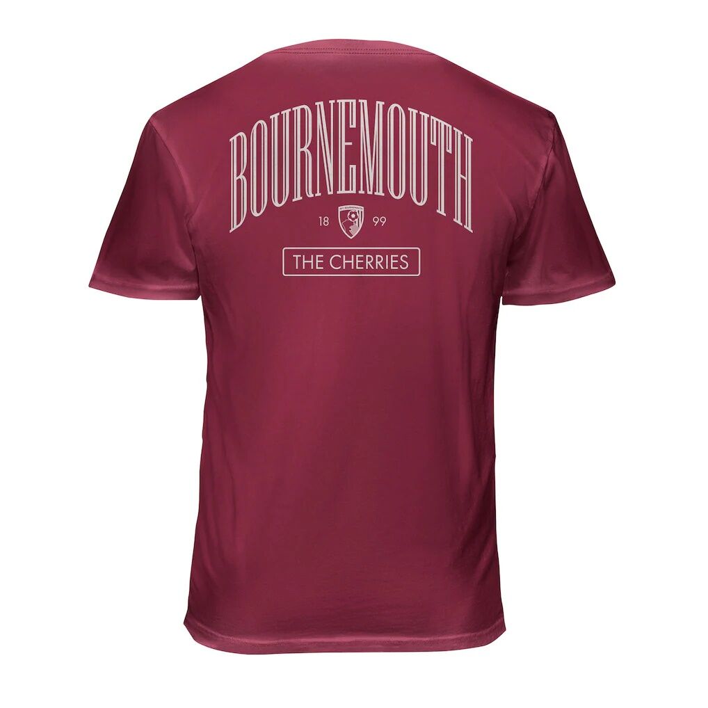 AFC Bournemouth 1863FC Back Wordmark Soft Wash T-Shirt